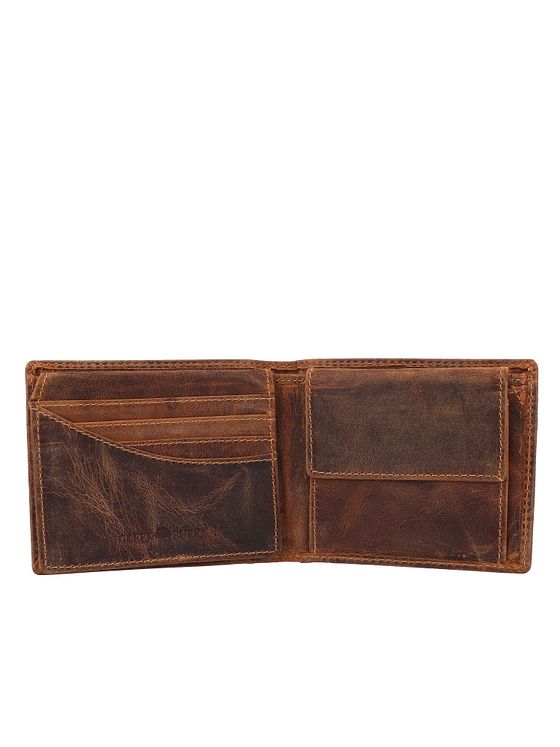 Greenburry Vintage peněženka s reliéfem ryby z kůže 12 cm