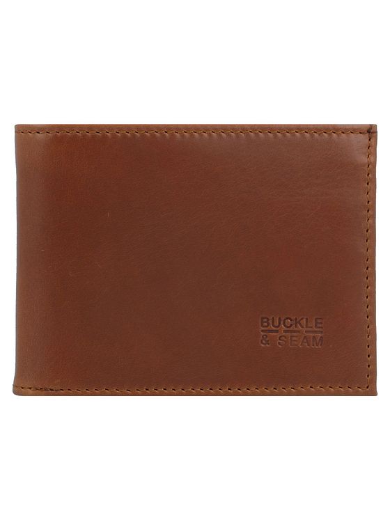 Buckle & Seam Bill-pung i læder 11,5 cm