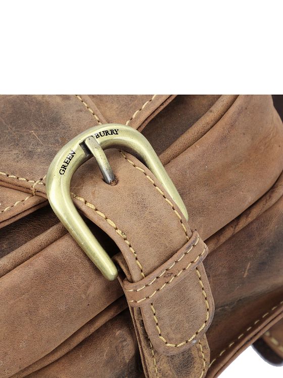 Greenburry Vintage skuldertaske i læder 16 cm Greenburry Vintage skuldertaske i læder 16 cm