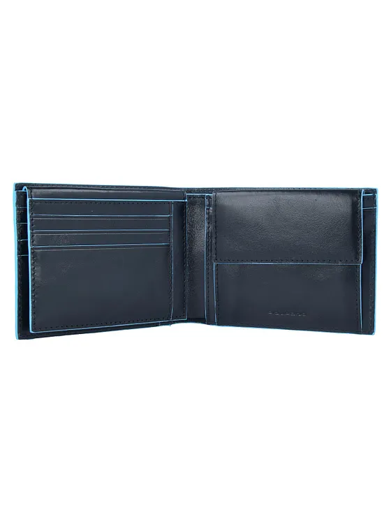 Piquadro Blue Square Cartera Piel natural 12.5 cm Piquadro Blue Square Cartera Piel natural 12.5 cm