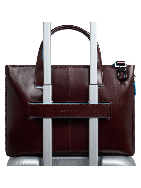 Piquadro Blue Square Shopper-taske Læder 38 cm Laptoprum med strækfold Piquadro Blue Square Shopper-taske Læder 38 cm Laptoprum med strækfold
