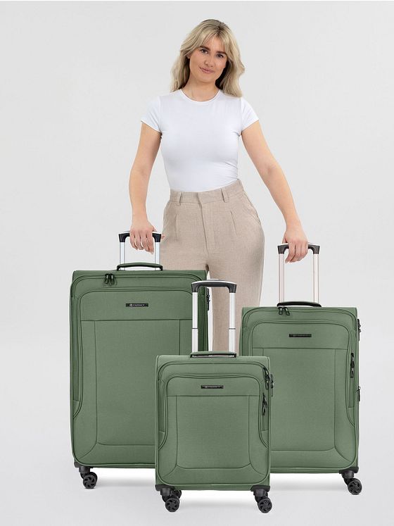 Franky Melbourne 3.0 4-hjulet kuffertsæt, 3-delt, med stretchfoldning