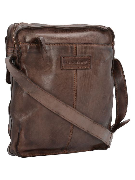Harold's Sadelskuldertaske i læder 21 cm