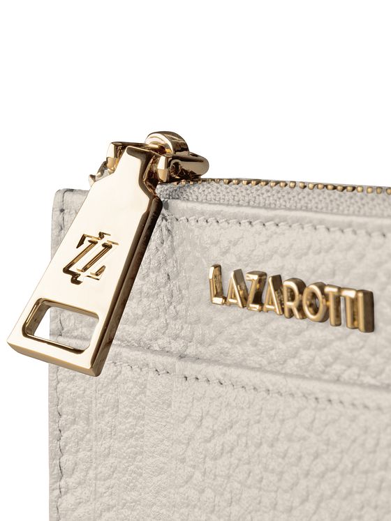 Lazarotti Bologna Kožený držák na klíče Cardholder leather 11,5 cm s přihrádkou na visačku air tag