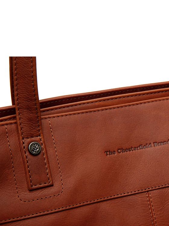 The Chesterfield Brand Solvia skuldertaske læder 33 cm rum til bærbar computer