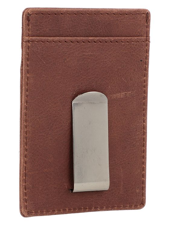 Police PT16-08536 Kreditkortholder i læder 7 cm med pengeclips Police PT16-08536 Kreditkortholder i læder 7 cm med pengeclips