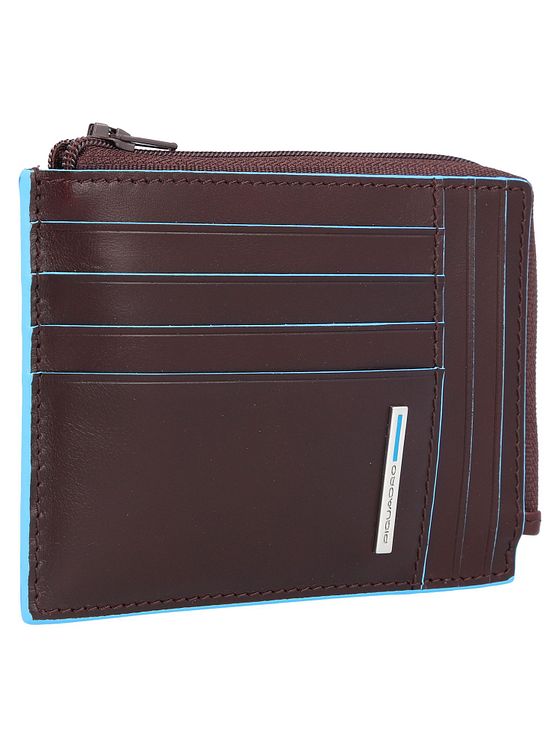 Piquadro Blå firkantet kreditkortholder RFID-læder 12 cm Piquadro Blå firkantet kreditkortholder RFID-læder 12 cm