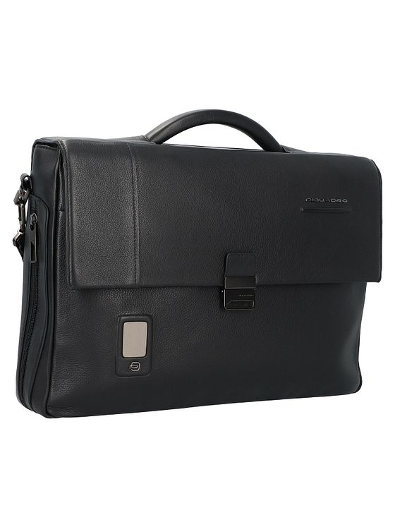 Piquadro Akron dokumentmappe læder 42 cm rum til bærbar computer