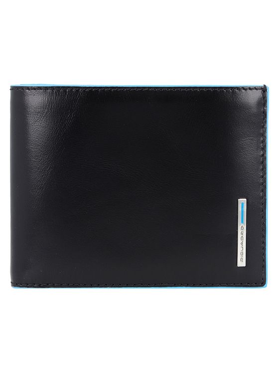 Piquadro Blå firkantet kreditkortholder i læder 12,5 cm Piquadro Blå firkantet kreditkortholder i læder 12,5 cm