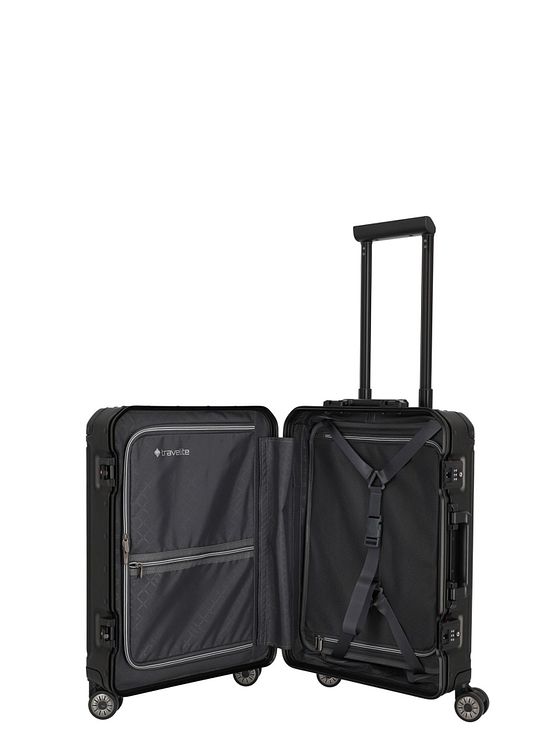 Travelite Next 4-pyöräinen käsimatkatavara, Alumiini, 55 cm Travelite Next 4-pyöräinen käsimatkatavara, Alumiini, 55 cm