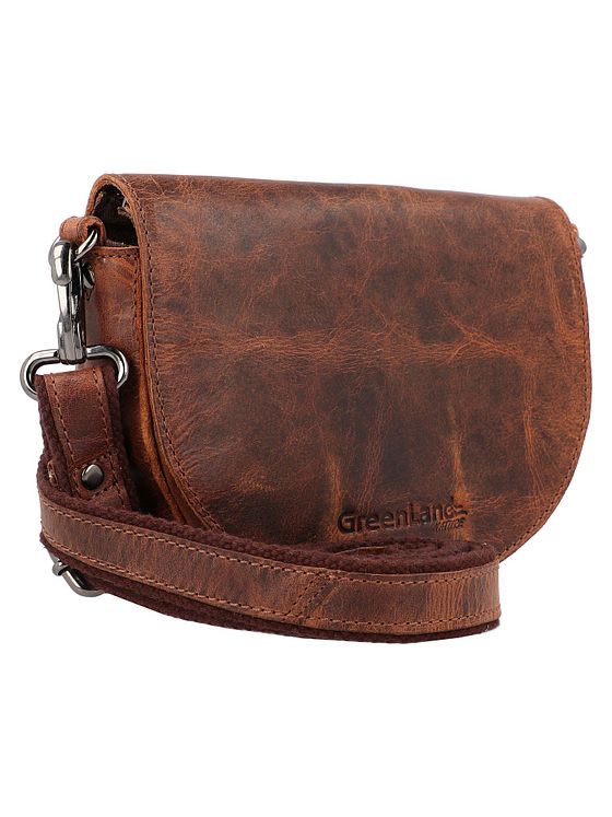 Greenland Nature Montana skuldertaske i læder 21 cm Greenland Nature Montana skuldertaske i læder 21 cm