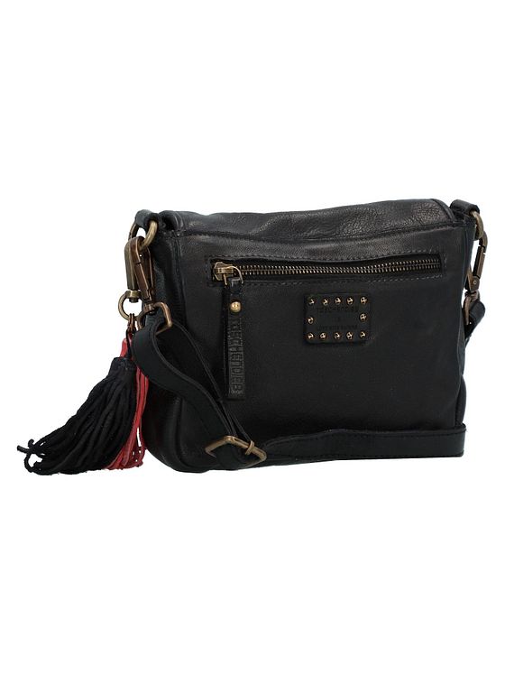 Taschendieb Wien Freundgasse Skuldertaske Læder 19.5 cm