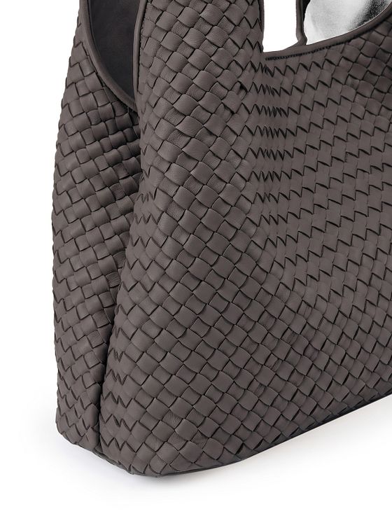 LES VISIONNAIRES Paz Weave Silky Axelväska Läder 42 cm LES VISIONNAIRES Paz Weave Silky Axelväska Läder 42 cm