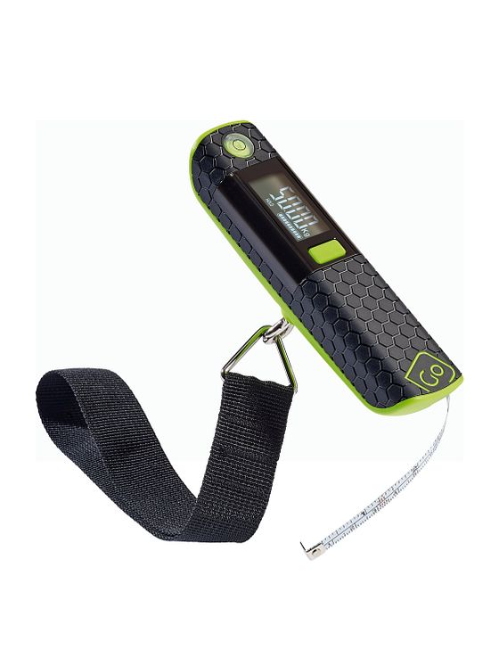 Go Travel Elektrisk + elektronisk udstyr bærbar vægt 12 cm med målebånd og vaterpas