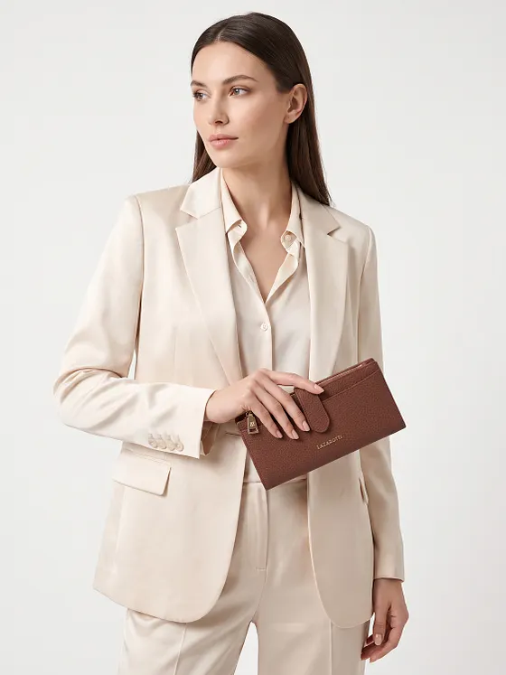 Lazarotti Bologna Leather Pung Læder 20 cm