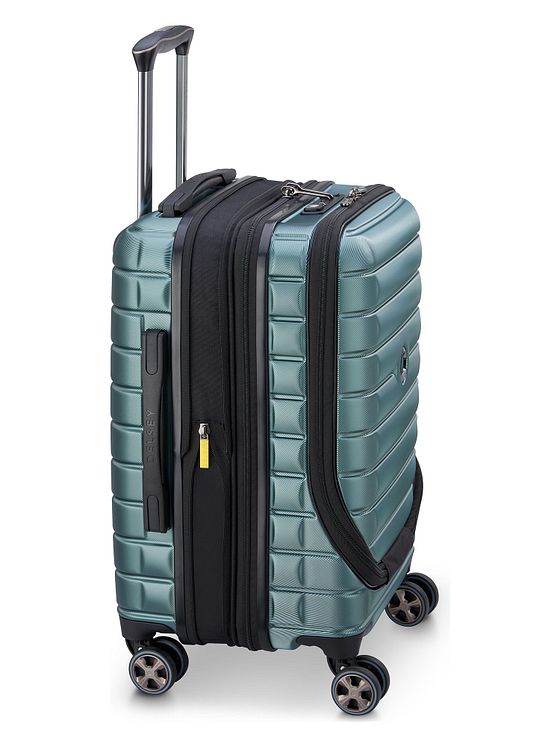 Delsey Paris Kabinový vozík Shadow 5.0 na 4 kolečkách Přihrádka na notebook 55 cm s rozšiřujícími záhyby