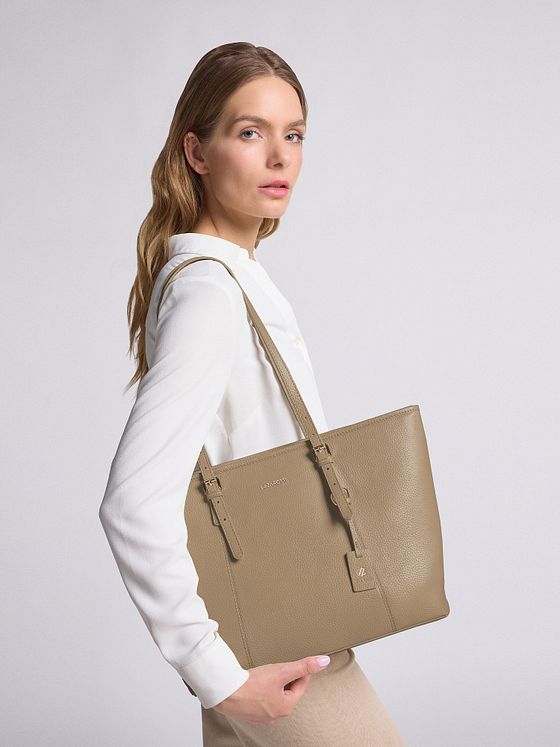 Lazarotti Bologna Leather Shopper-taske Læder 35 cm