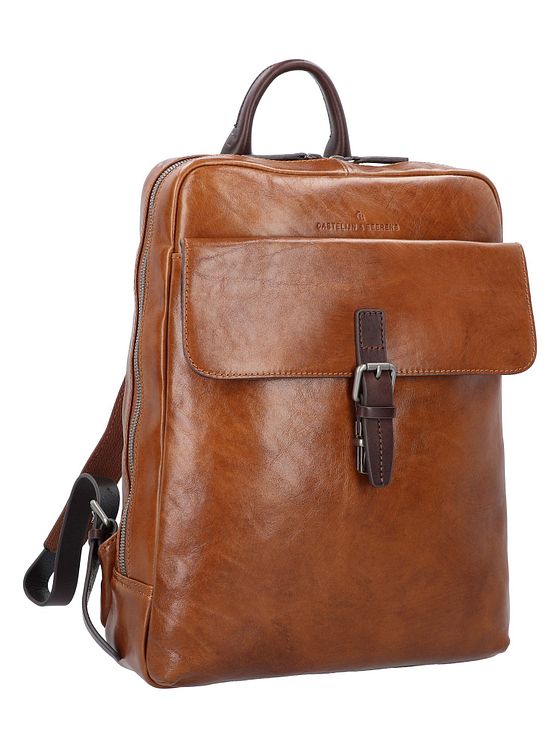 Castelijn & Beerens Rien rygsæk RFID læder 40 cm laptoprum
