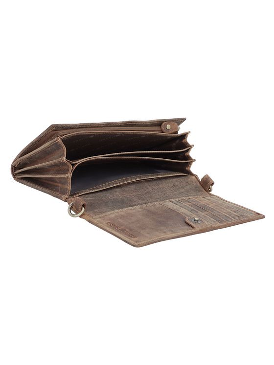 Greenburry Vintage Clutch pung RFID-beskyttelse Læder 20 cm