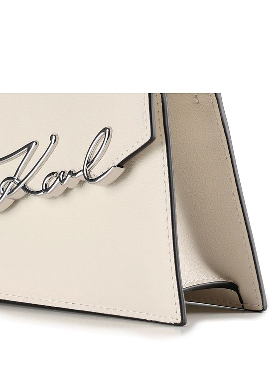 Karl Lagerfeld Signature Håndtaske Læder 24 cm