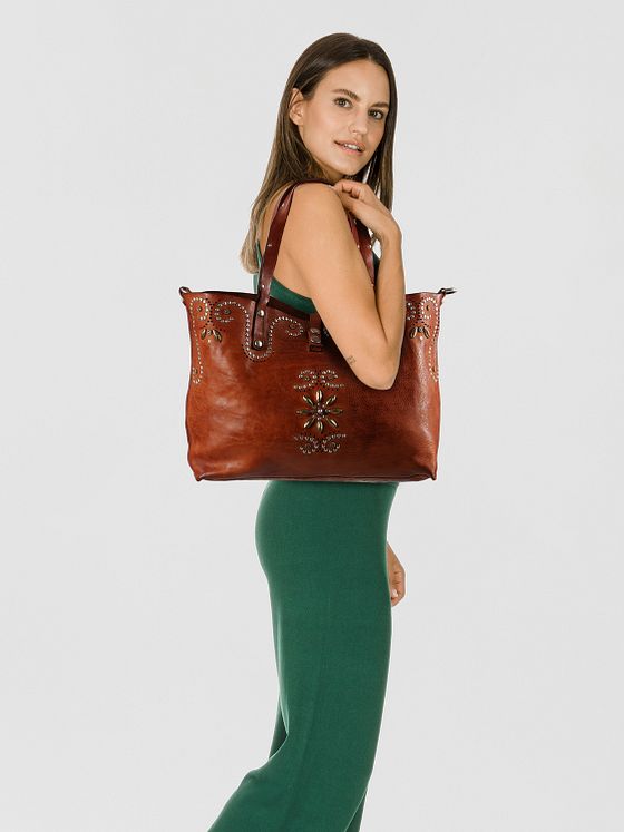 Campomaggi Bella Shopper-taske Læder 37 cm