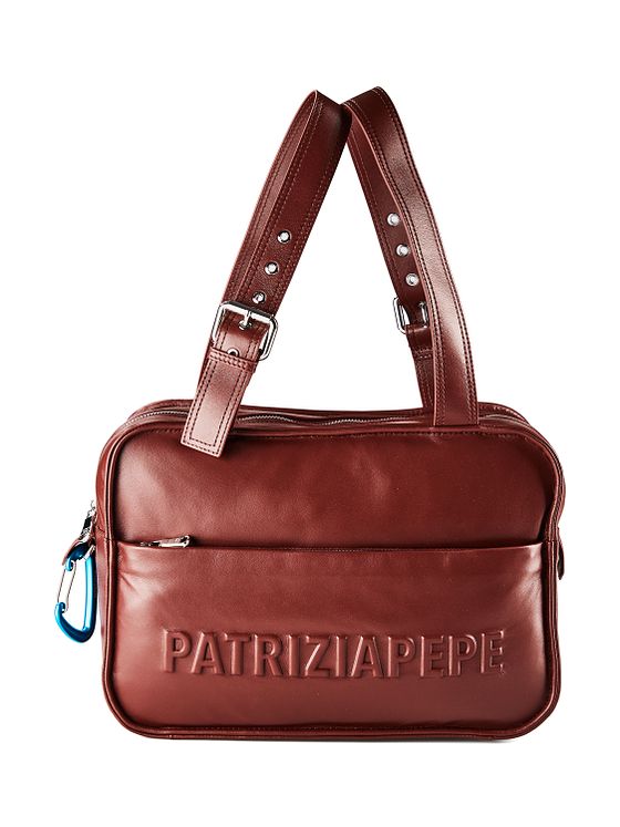 Patrizia Pepe Skuldertaske Læder 34 cm