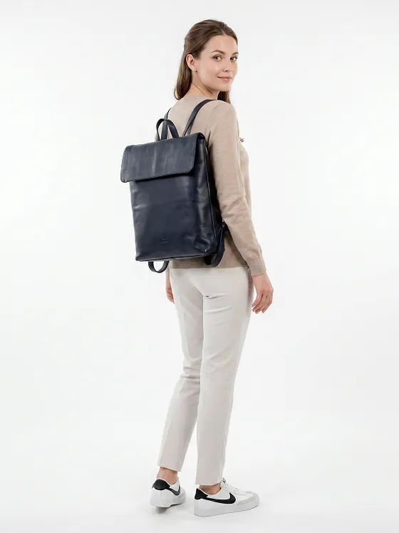 Jost Lysa Daypack Läder 39 cm Laptopfack Jost Lysa Daypack Läder 39 cm Laptopfack