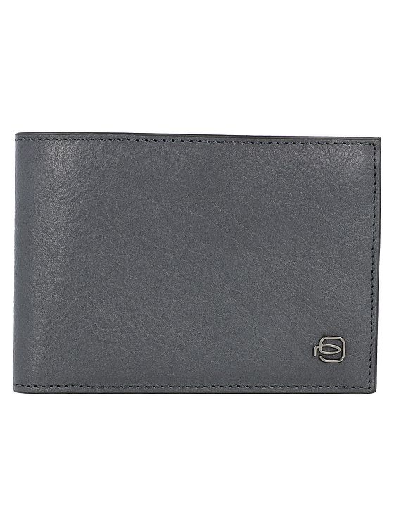 Piquadro Sort firkantet pung i RFID-læder 12,5 cm Piquadro Sort firkantet pung i RFID-læder 12,5 cm