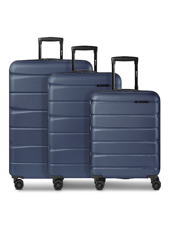 Franky Juego de maletas Munich 4.0 de 4 ruedas, 3 piezas con plegado extensible