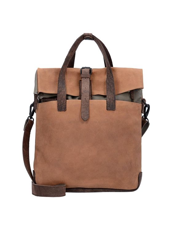 Harold's Twister aktovka s funkcí batohu kožená 34 cm přihrádka na notebook