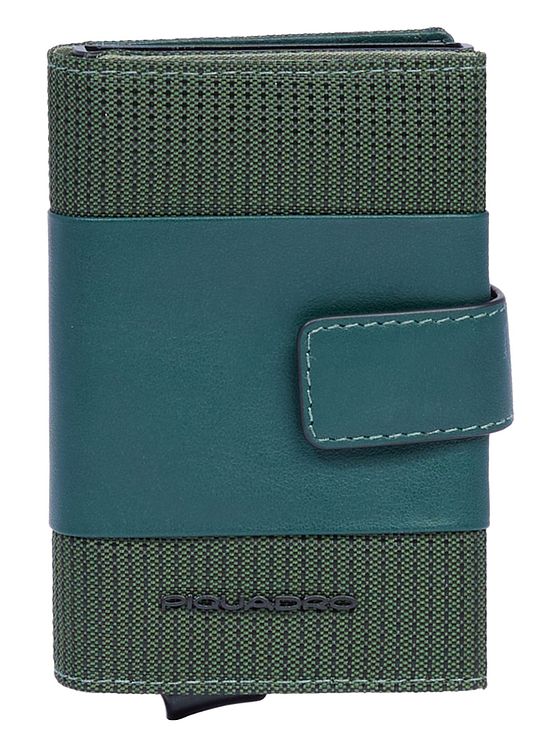 Piquadro PQ-Earth Kreditkortetui RFID-beskyttelse Læder 6.5 cm