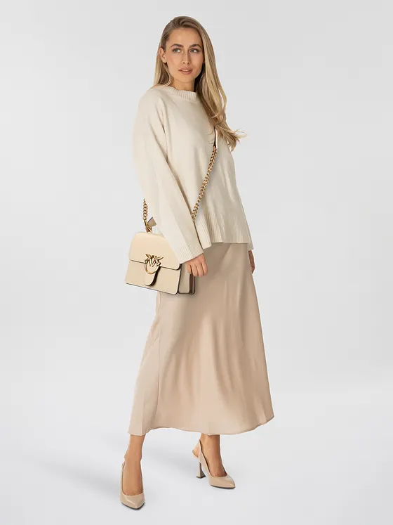 PINKO Love One Bolso Piel natural 23 cm PINKO Love One Bolso Piel natural 23 cm