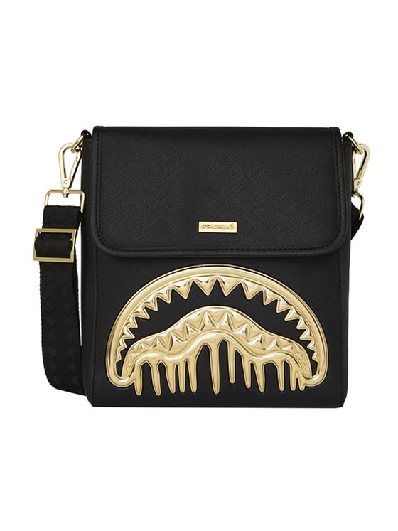 Sprayground Gold and Dangerous Skuldertaske 25 cm