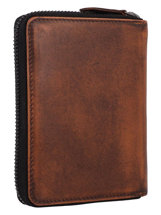 Greenburry Destressed Pung RFID-beskyttelse Læder 13 cm