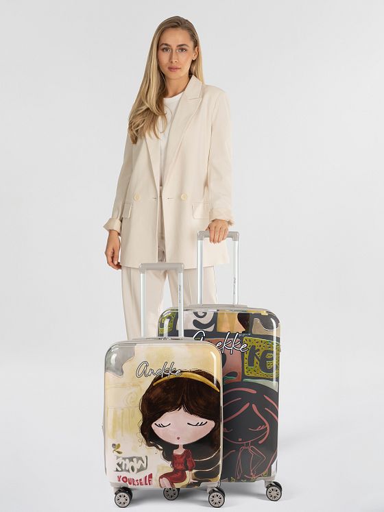 Anekke Muse 4 hjul Kuffert 2-delt med strækfold