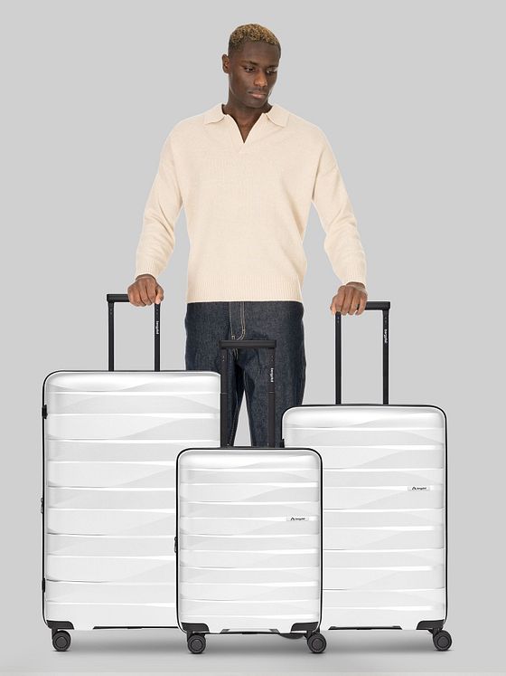 Bergpfeil Travel 4-hjuls kuffertsæt, 3-delt, med stretchfoldning