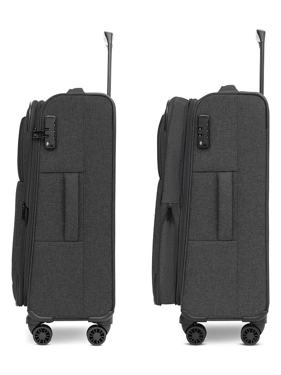 Redolz Essentials 12 MEDIUM 4-hjulet trolley 67 cm med ekspansionsfold Redolz Essentials 12 MEDIUM 4-hjulet trolley 67 cm med ekspansionsfold