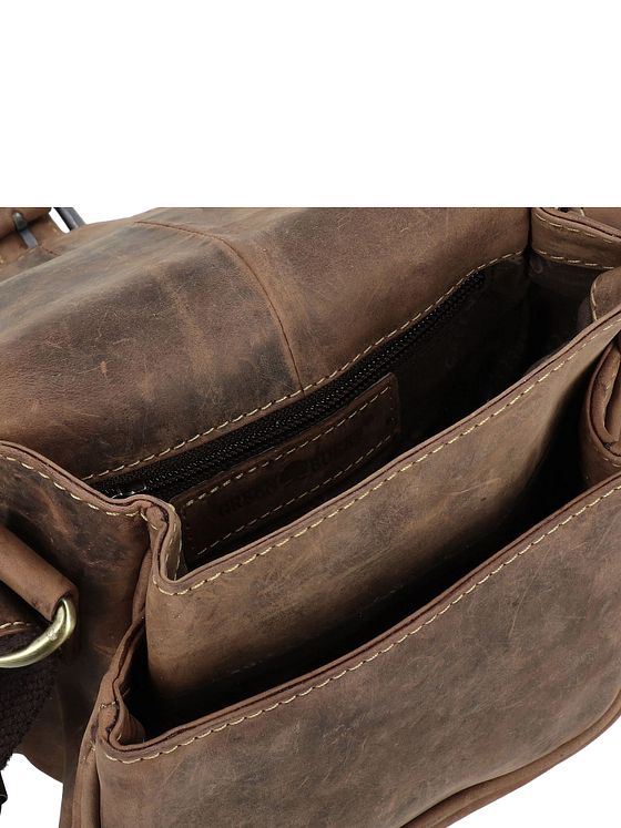 Greenburry Vintage skuldertaske i læder 16 cm Greenburry Vintage skuldertaske i læder 16 cm