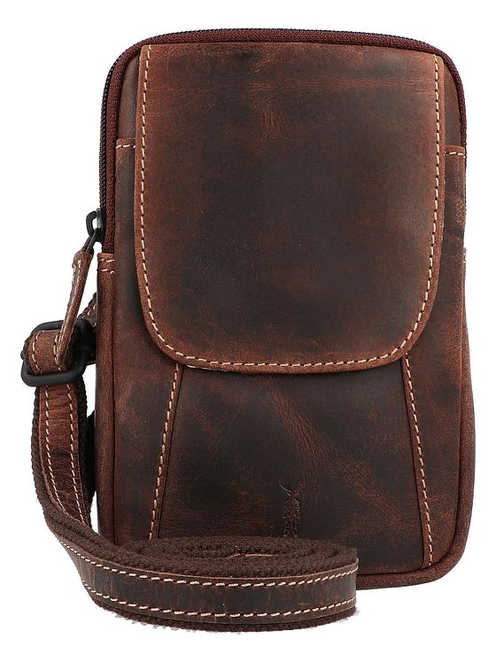 Jack Kinsky Baltimore 10 mobiltelefontaske i læder 12 cm