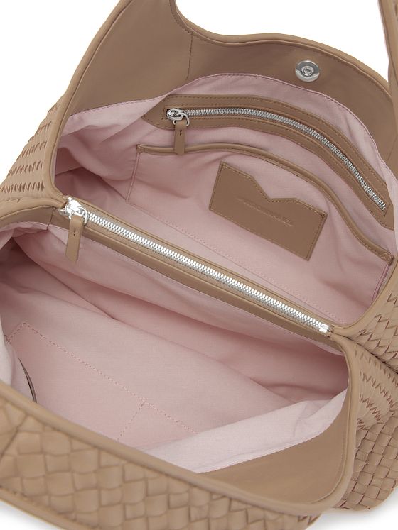 LES VISIONNAIRES Paz Weave Silky Skuldertaske Læder 42 cm