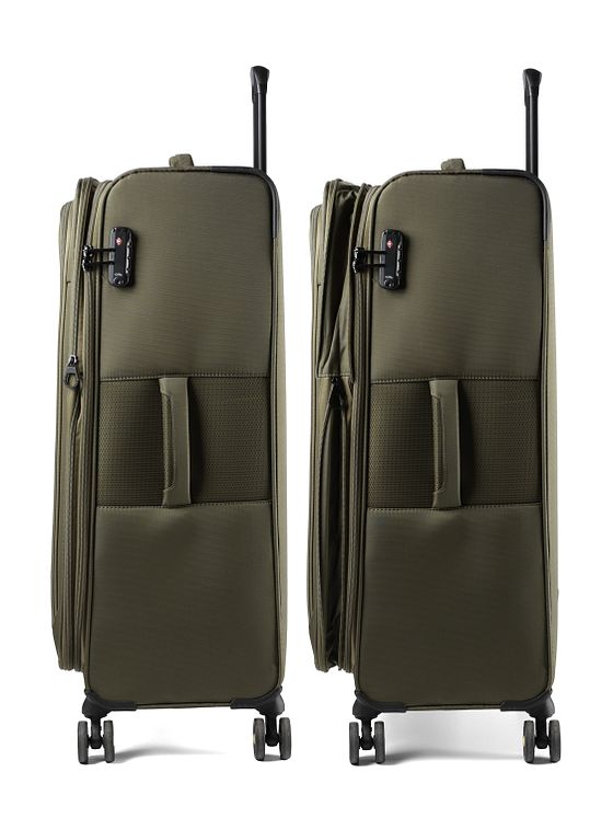 d & n Travel Line 9704 4 hjul Trolley L 78 cm med strækfold d & n Travel Line 9704 4 hjul Trolley L 78 cm med strækfold