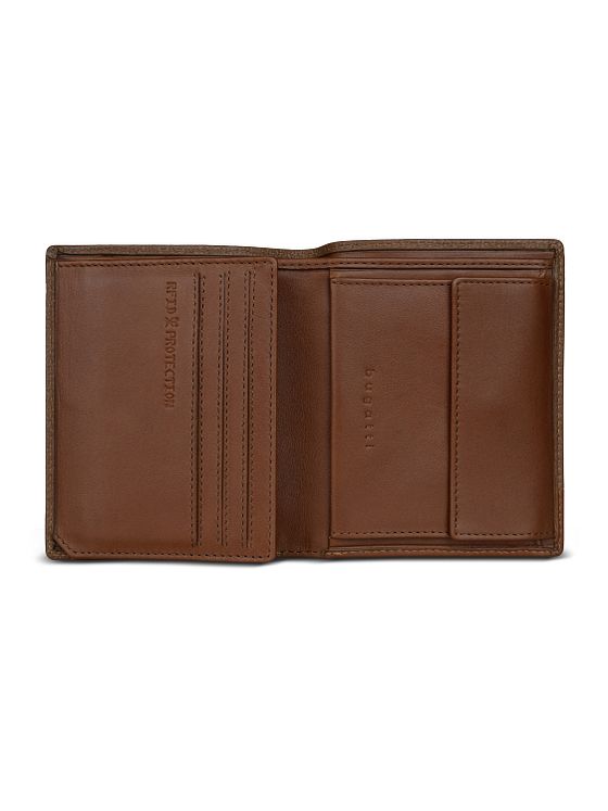 bugatti Due Peněženka RFID ochrana Kůže 9 cm