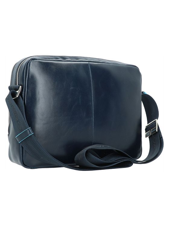 Piquadro Blå firkantet dokumentmappe 22 cm