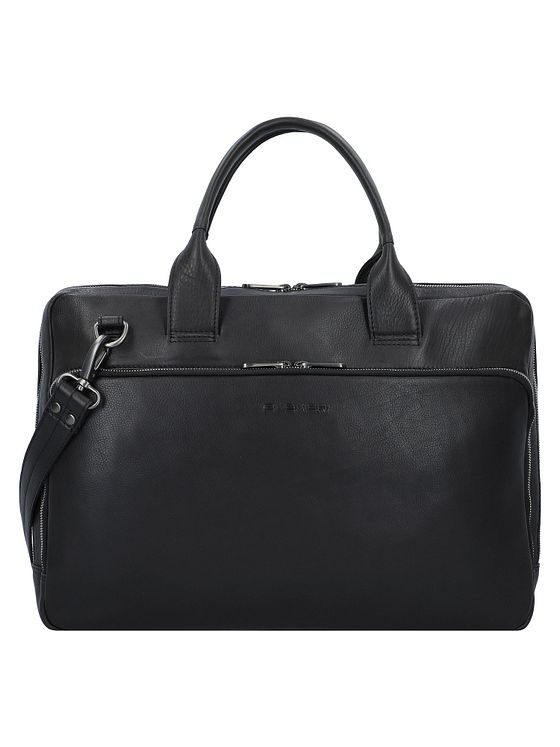 Plevier Vintage Larry Dokumenttaske Læder 40 cm Laptoprum