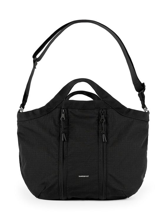 Sandqvist Grid Håndtaske 38 cm med strækfold