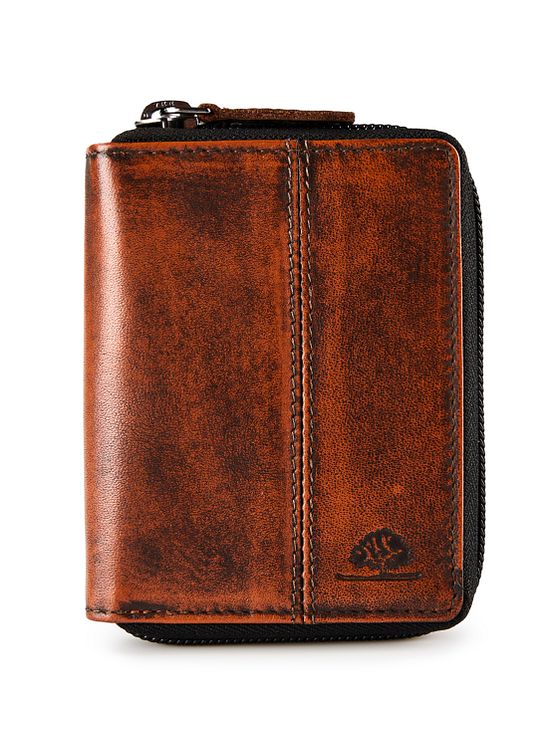 Greenburry Destressed Pung RFID-beskyttelse Læder 10.5 cm