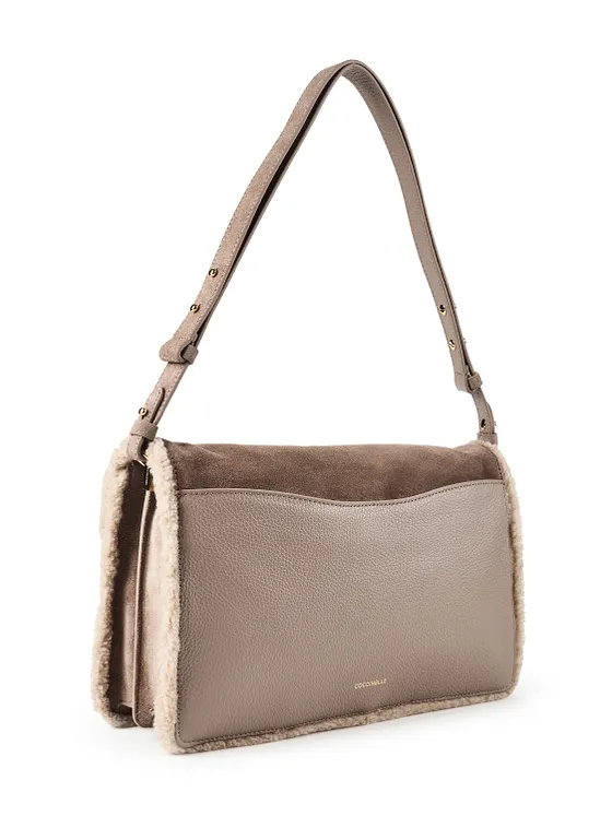 Coccinelle C-Me Bolsa de hombro Piel natural 33 cm Coccinelle C-Me Bolsa de hombro Piel natural 33 cm