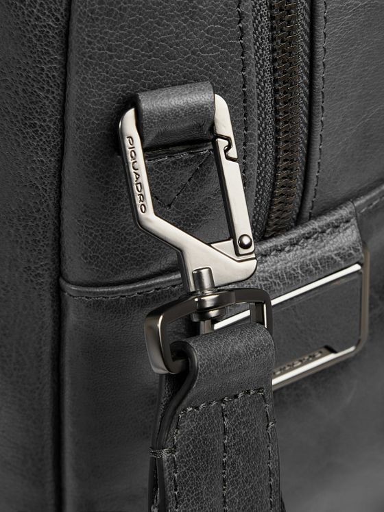 Piquadro Solm Dokumenttaske Læder 42 cm Laptoprum