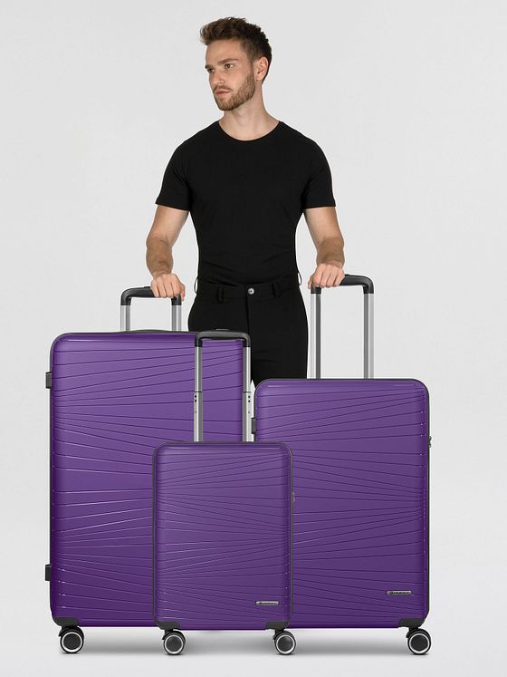 Franky Dallas 3.0 4-hjulet kuffertsæt 3-delt med strækfolder