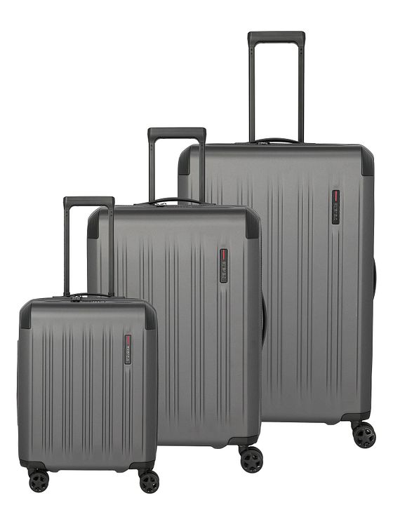 Travelite Dynamiic 4 kolečka Sada kufrů 3-dílný s roztažitelným záhybem